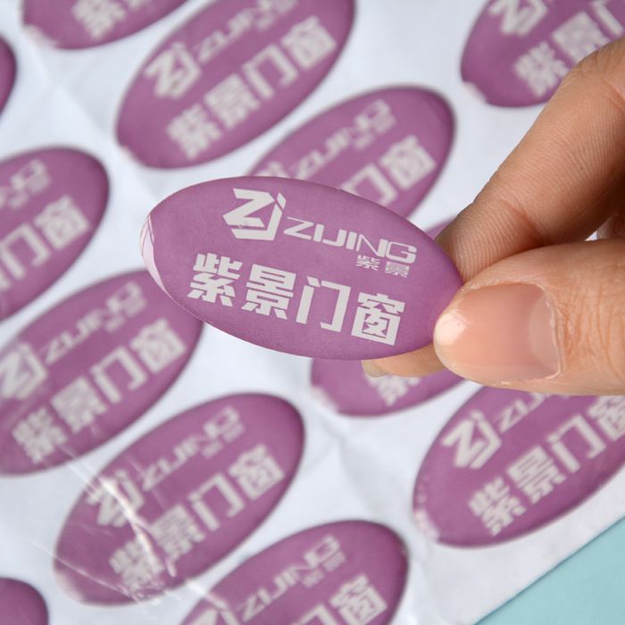 pvc水晶滴塑商標